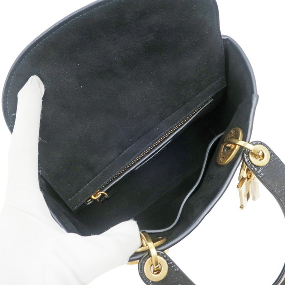 Dior Lady Dior Small Handbag Black - Picture 6 of 10